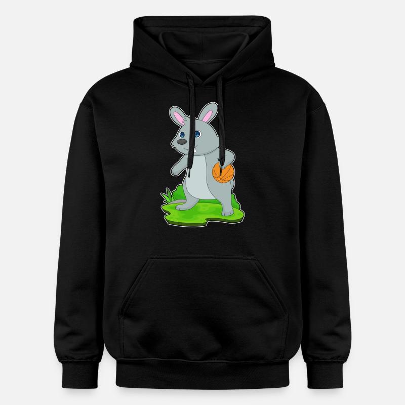 Bunny Basketteur Basketteur - Sweat à capuche Softstyle® Gildan Unisexe - noir