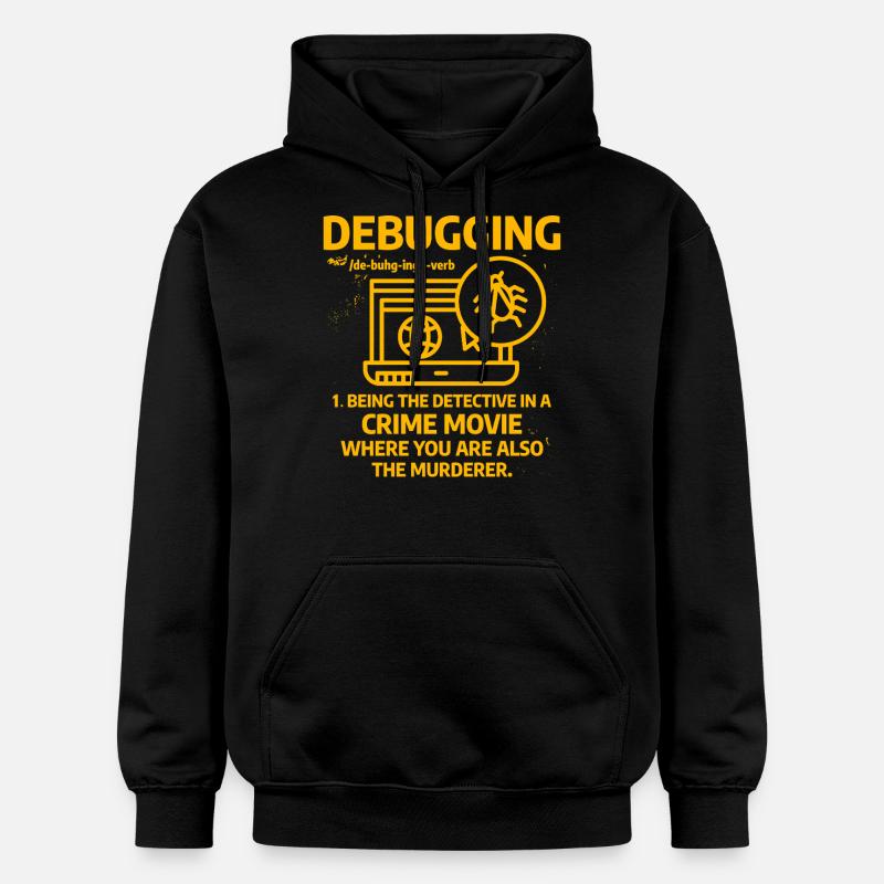 Débogage - Sweat à capuche Softstyle® Gildan Unisexe - noir