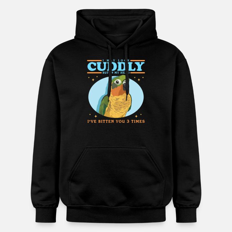 Conure Conure’s Parrots Gifts - Sweat à capuche Softstyle® Gildan Unisexe - noir