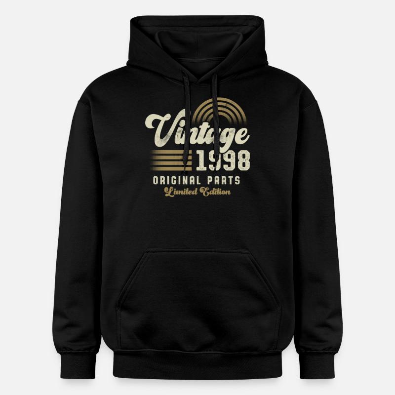 Millésime 1998 Anniversaire Rétro - Sweat à capuche Softstyle® Gildan Unisexe - noir
