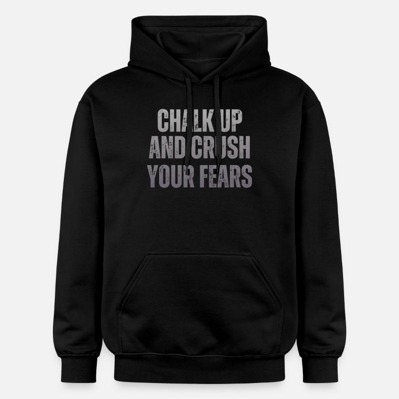 Bloc Chalk Up Boulderer - Sweat à capuche Softstyle® Gildan Unisexe - noir