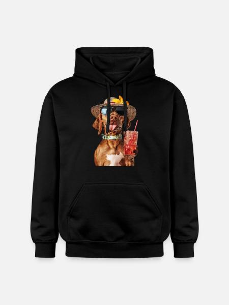 Rhodesian Pitbull Ridgeback - Gildan Unisex Softstyle® Midweight Hoodie - Schwarz