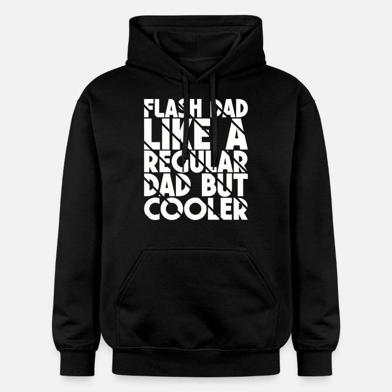 Bloc Flash Papa Boulderer - Sweat à capuche Softstyle® Gildan Unisexe - noir