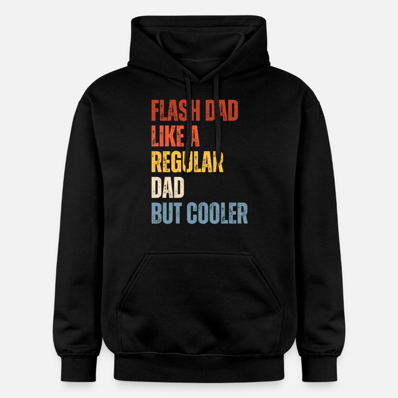 Bloc Flash Papa Boulderer - Sweat à capuche Softstyle® Gildan Unisexe - noir