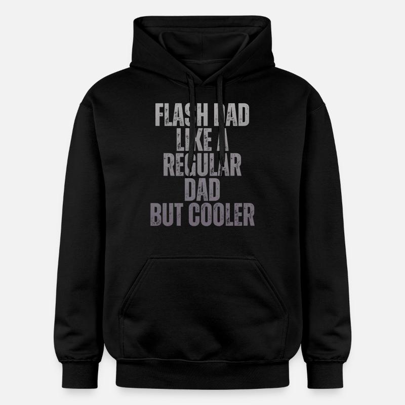 Bloc Flash Papa Boulderer - Sweat à capuche Softstyle® Gildan Unisexe - noir