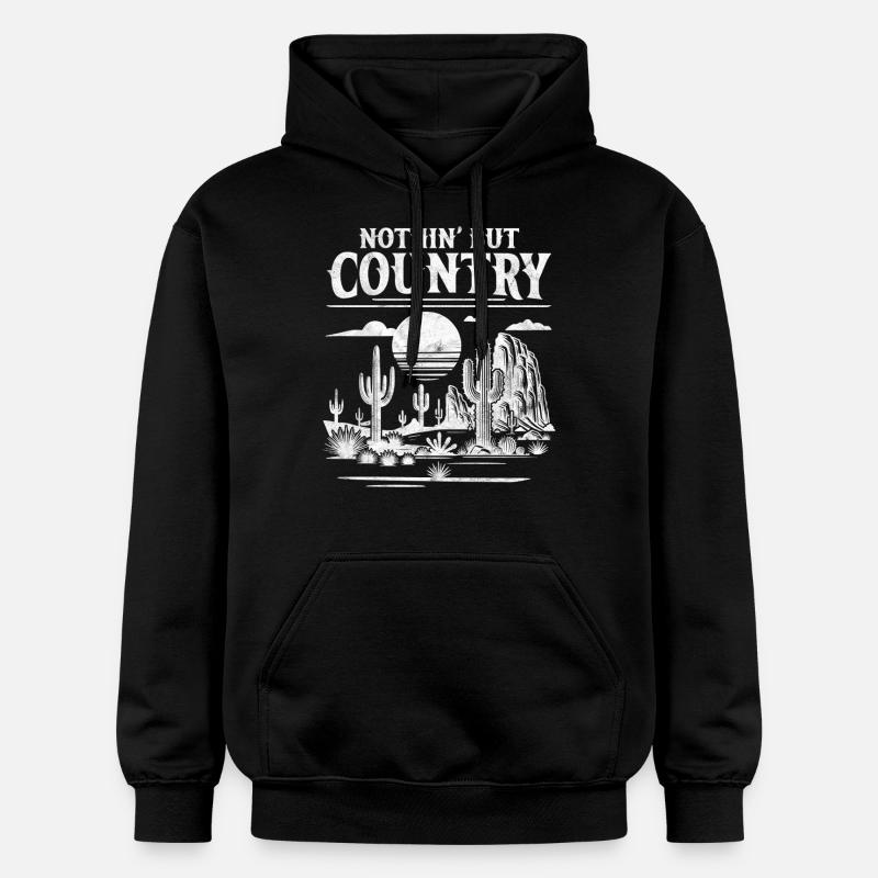 Rien que la campagne - Sweat à capuche Softstyle® Gildan Unisexe - noir