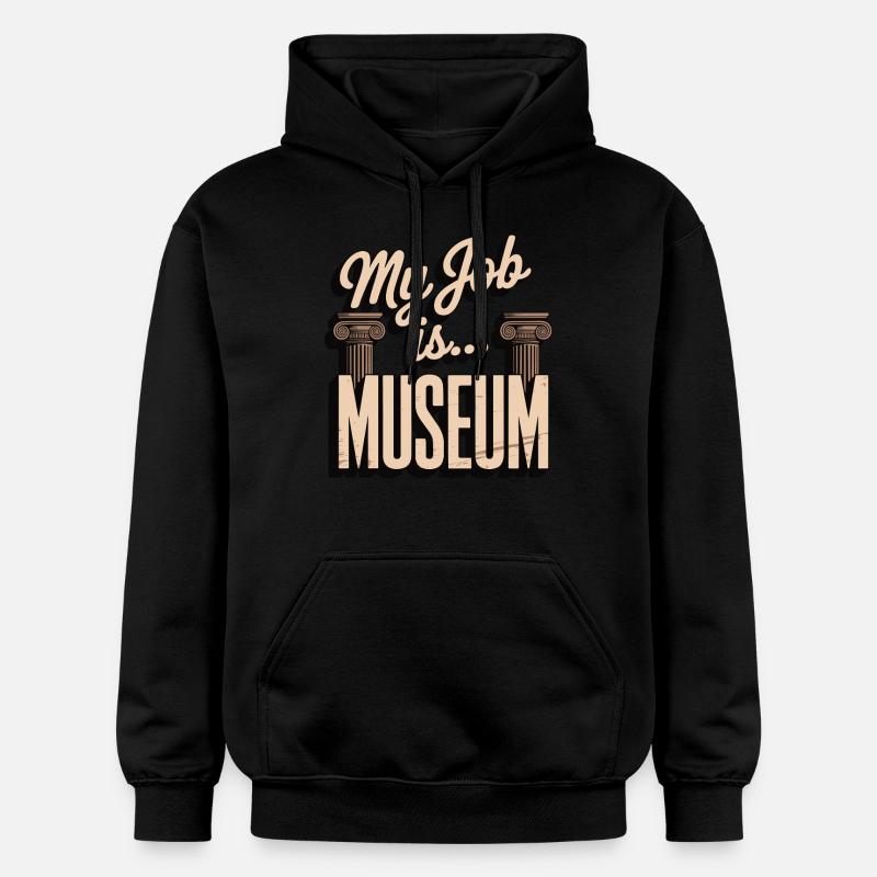 Musée - Sweat à capuche Softstyle® Gildan Unisexe - noir