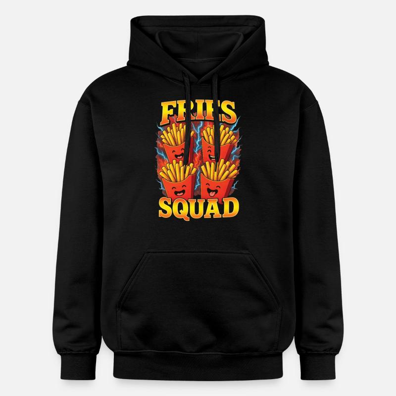 Frites - Sweat à capuche Softstyle® Gildan Unisexe - noir