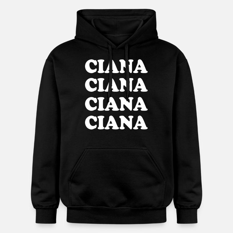 Ciana - Sweat à capuche Softstyle® Gildan Unisexe - noir