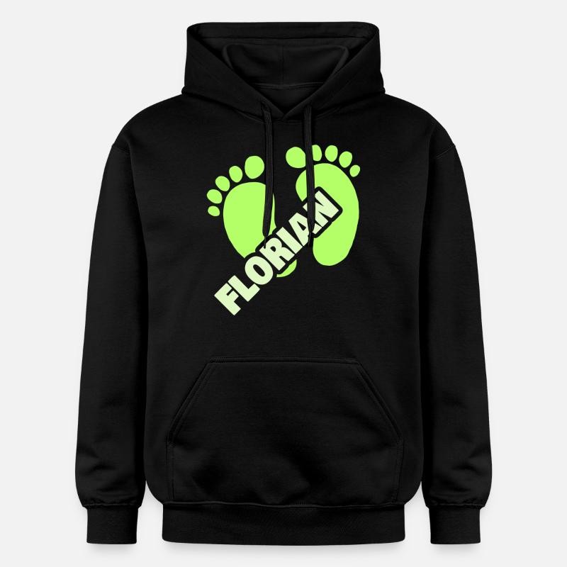 Naissance Florian - Sweat à capuche Softstyle® Gildan Unisexe - noir