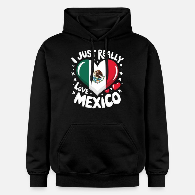 Mexique Mexique Mexicain Espagnol - Sweat à capuche Softstyle® Gildan Unisexe - noir