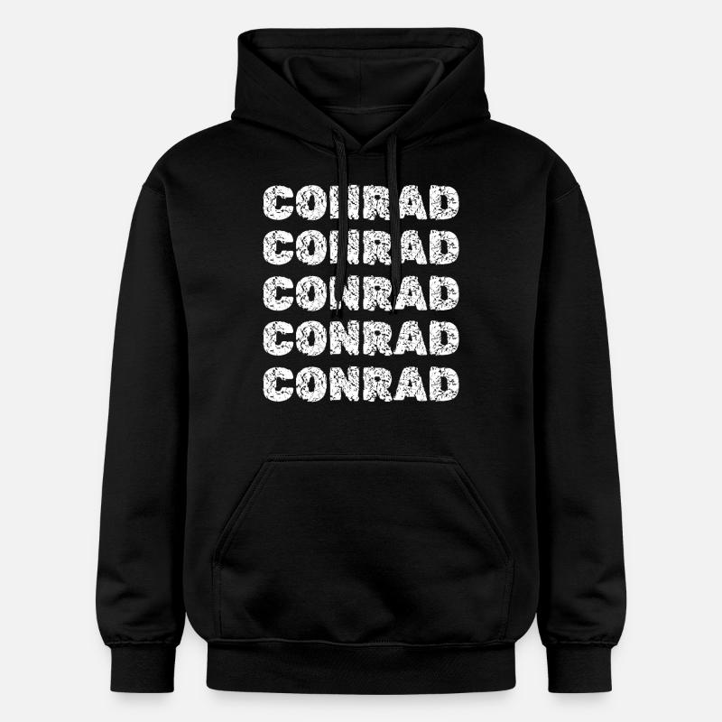 Conrad Conrad - Sweat à capuche Softstyle® Gildan Unisexe - noir