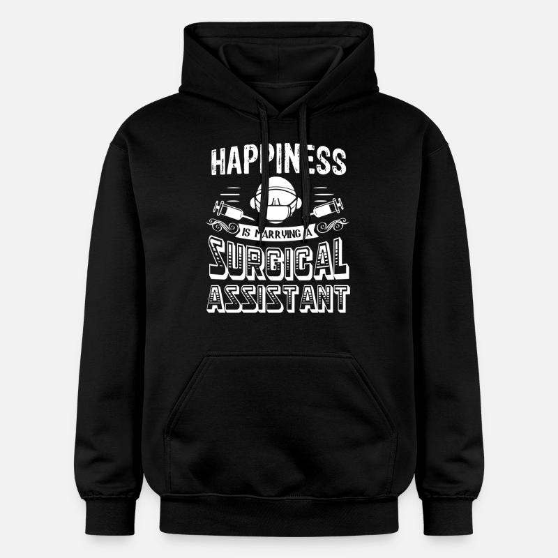 Surgical Assistant Marrying - Gildan Unisex Softstyle® Midweight Hoodie - black