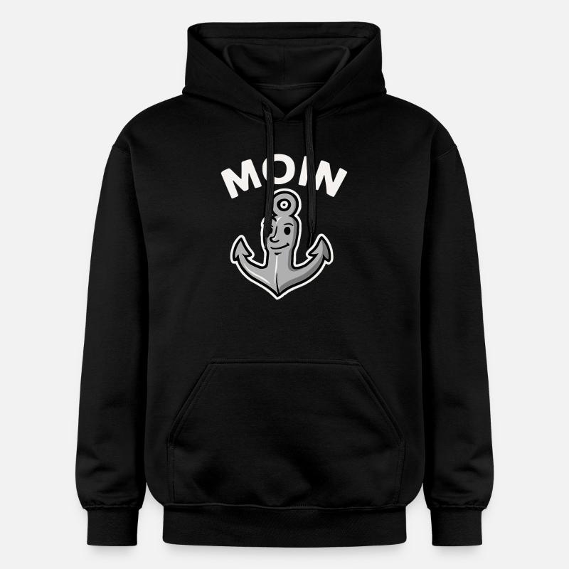 Moin Anker - Sweat à capuche Softstyle® Gildan Unisexe - noir