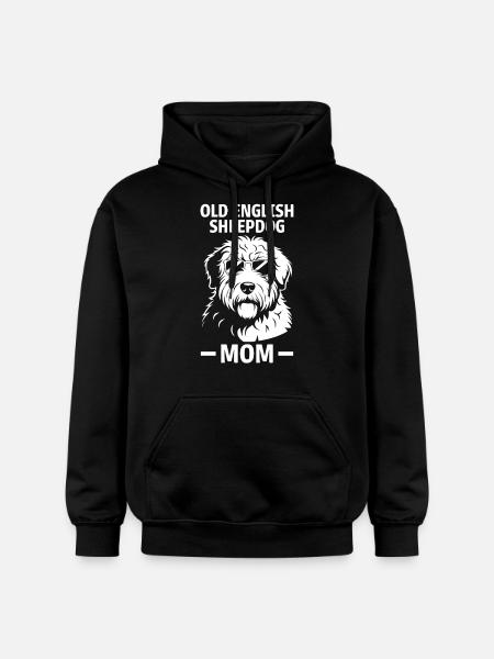 Old English Sheepdog Saying Joke Sheepdog Gift - Gildan Unisex Softstyle® Midweight Hoodie - black