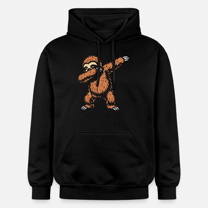 Dabbing Sloth - Dab Dance - Gift - Gildan Unisex Softstyle® Midweight Hoodie - black