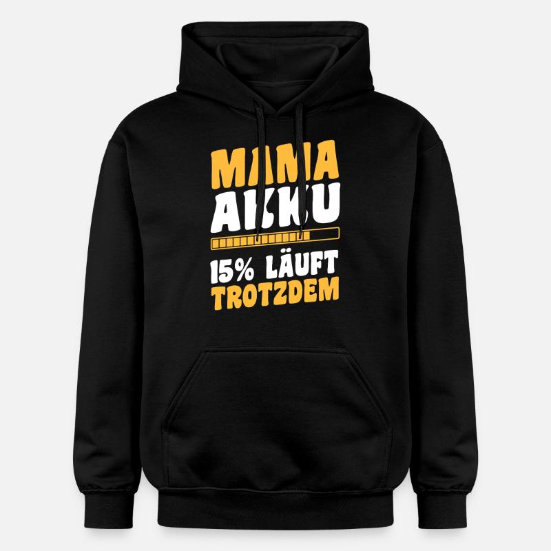Mutter Team Mama - Gildan Unisex Softstyle® Midweight Hoodie - Schwarz