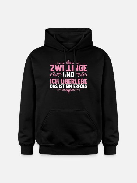 Maman de jumeaux - Sweat à capuche Softstyle® Gildan Unisexe - noir