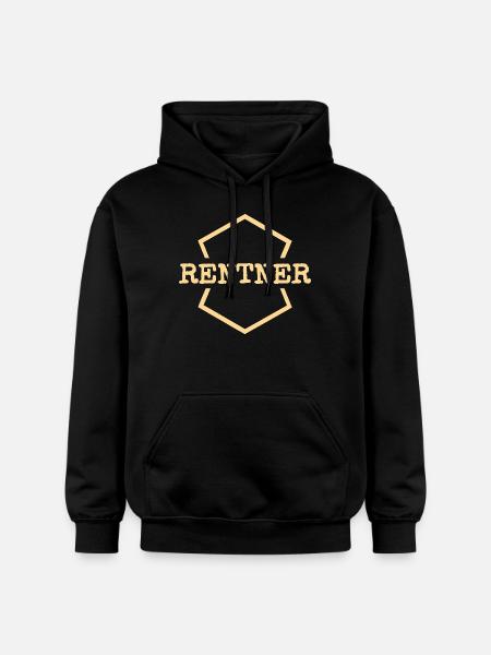 Pensioners as work - Gildan Unisex Softstyle® Midweight Hoodie - black