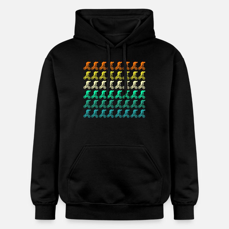 Vélo VTT - Sweat à capuche Softstyle® Gildan Unisexe - noir