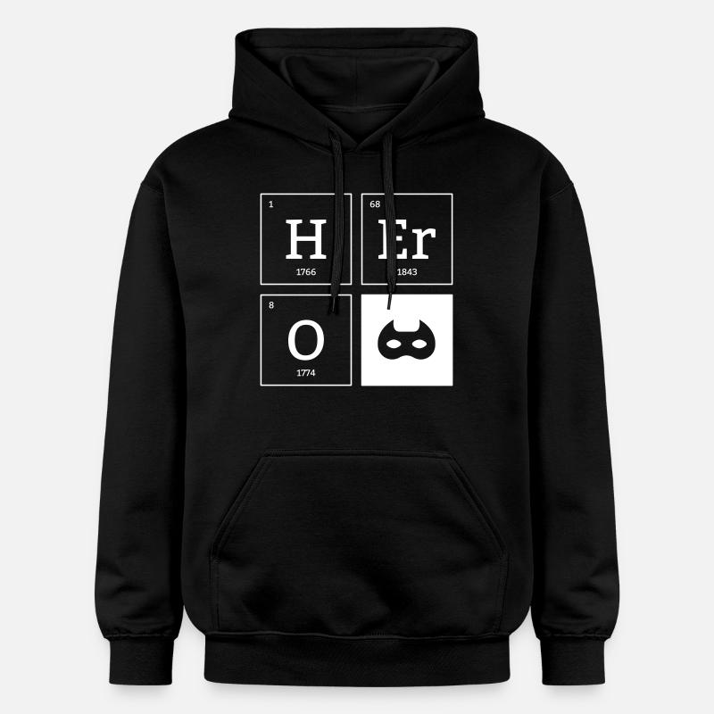 HERO Mask Superhero Elements Cadeau - Sweat à capuche Softstyle® Gildan Unisexe - noir