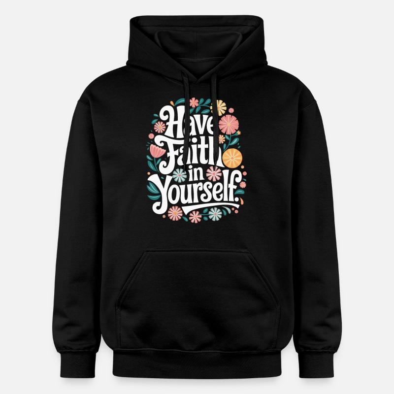 Ayez confiance en vous - Sweat à capuche Softstyle® Gildan Unisexe - noir