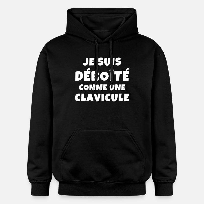 alcool, alcool humour, ivrogne - Sweat à capuche Softstyle® Gildan Unisexe - noir
