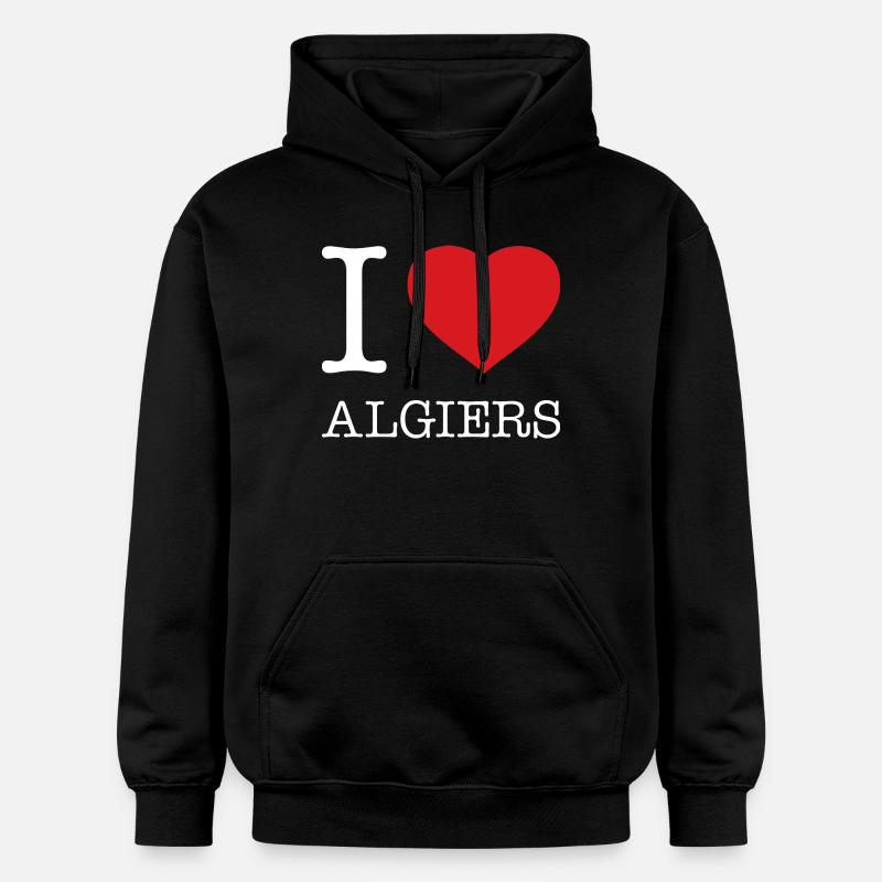 J’ADORE ALGER - Sweat à capuche Softstyle® Gildan Unisexe - noir