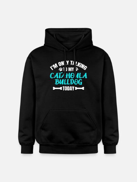 Catahoula Bulldog - Gildan Unisex Softstyle® Midweight Hoodie - black