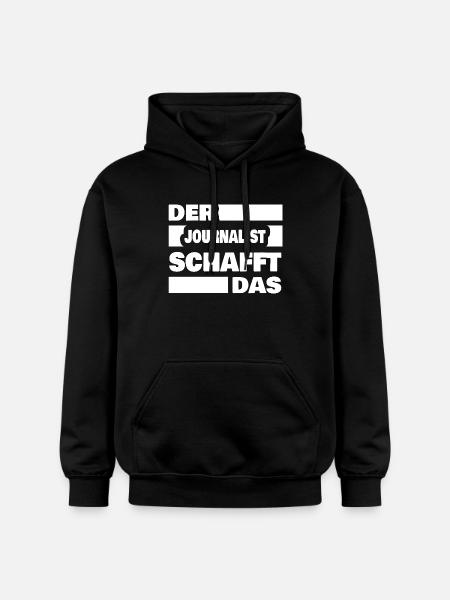 journalist - Gildan Unisex Softstyle® Midweight Hoodie - black