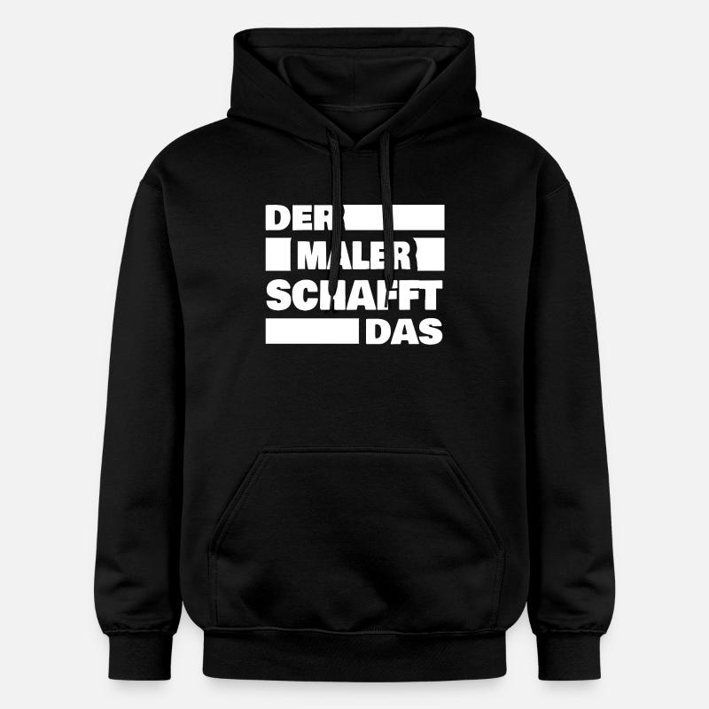 Beruf Maler - Gildan Unisex Softstyle® Midweight Hoodie - Schwarz