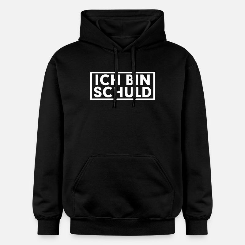 JE SUIS LA DETTE - Sweat à capuche Softstyle® Gildan Unisexe - noir