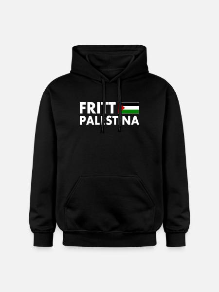 fritt palestina - Gildan Unisex Softstyle® Midweight Hoodie - black
