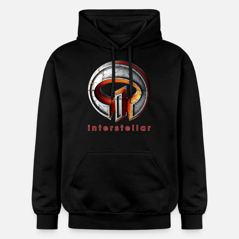 interstellar symbol design von 74elements - Gildan Unisex Softstyle® Midweight Hoodie - Schwarz