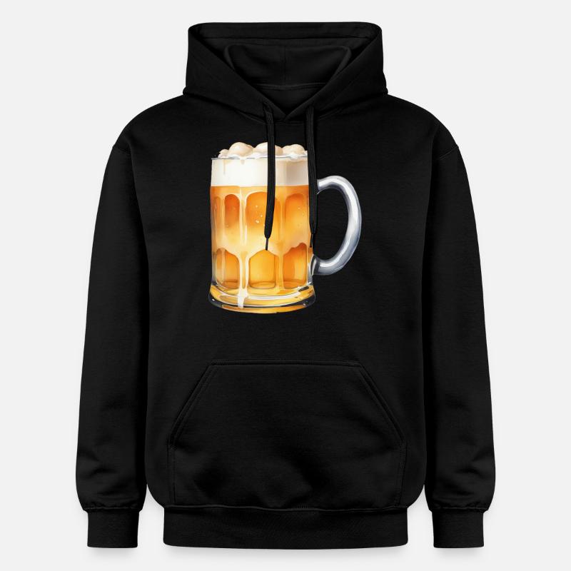 Chope à bière - Sweat à capuche Softstyle® Gildan Unisexe - noir