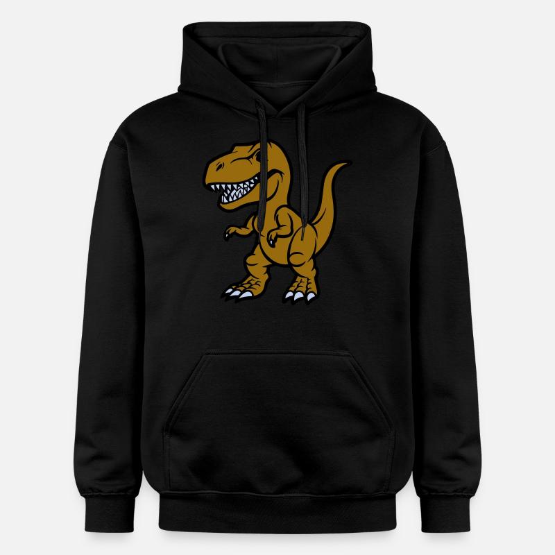 Bande dessinée T Rex - Sweat à capuche Softstyle® Gildan Unisexe - noir