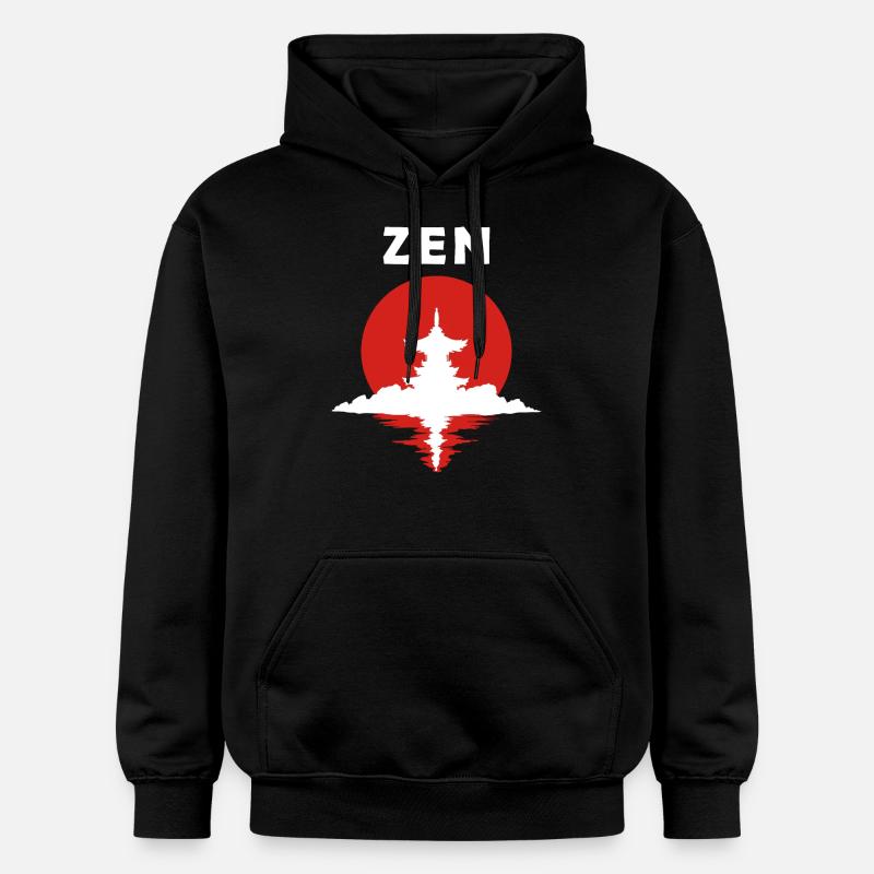 Zen - Sweat à capuche Softstyle® Gildan Unisexe - noir