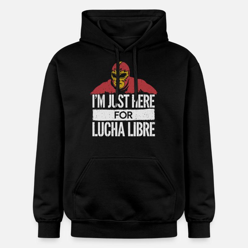 Look de lutte mexicaine - Sweat à capuche Softstyle® Gildan Unisexe - noir