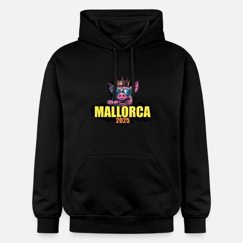 Cochon de Majorque 2025 - Sweat à capuche Softstyle® Gildan Unisexe - noir