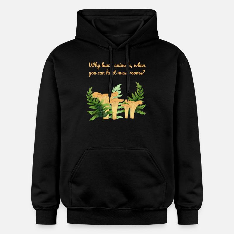 Chasseur de Chantareller - Sweat à capuche Softstyle® Gildan Unisexe - noir