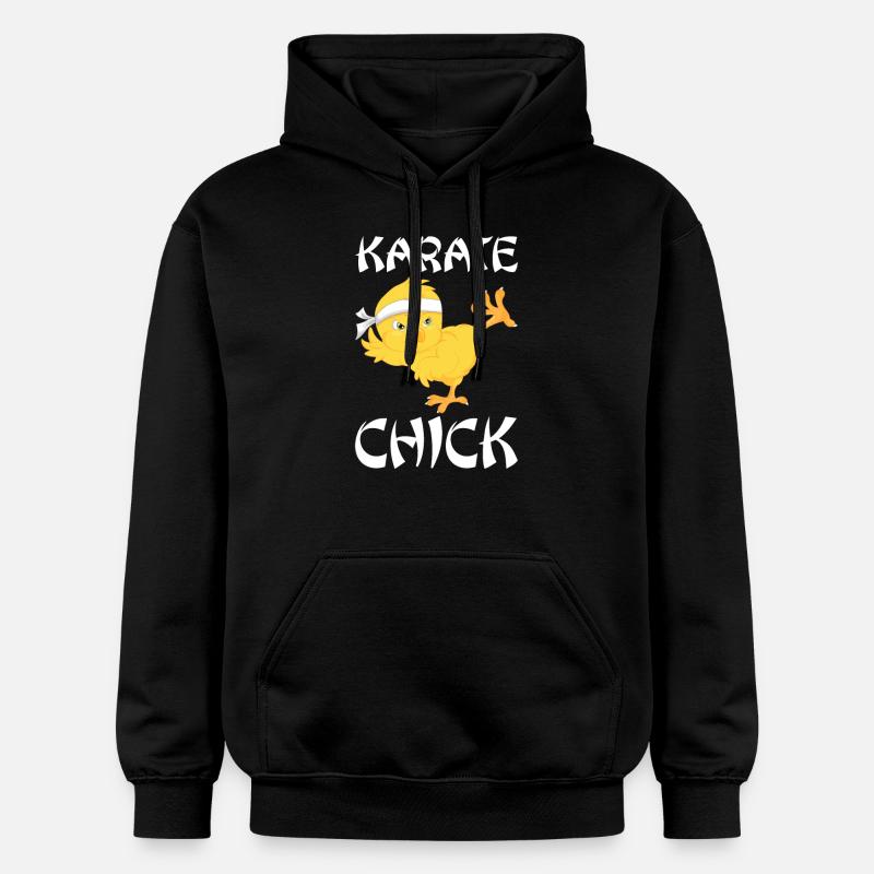 Poussin de karaté - Sweat à capuche Softstyle® Gildan Unisexe - noir