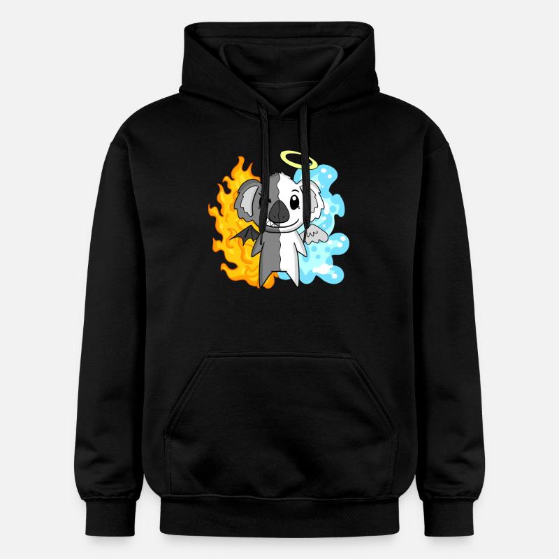 Koala - Anges et Diables - Sweat à capuche Softstyle® Gildan Unisexe - noir