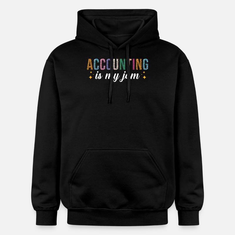 La comptabilité est ma passion - Sweat à capuche Softstyle® Gildan Unisexe - noir
