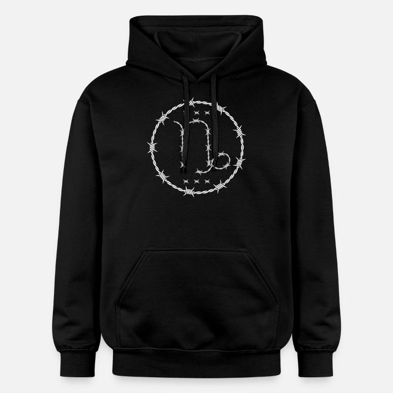 Steinbock Sternzeichen - Gildan Unisex Softstyle® Midweight Hoodie - Schwarz