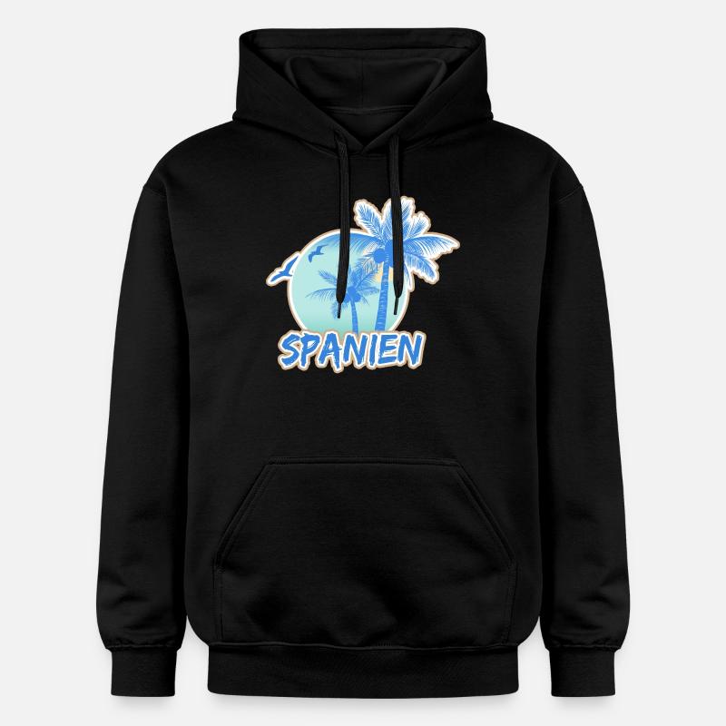 Espagne - Sweat à capuche Softstyle® Gildan Unisexe - noir