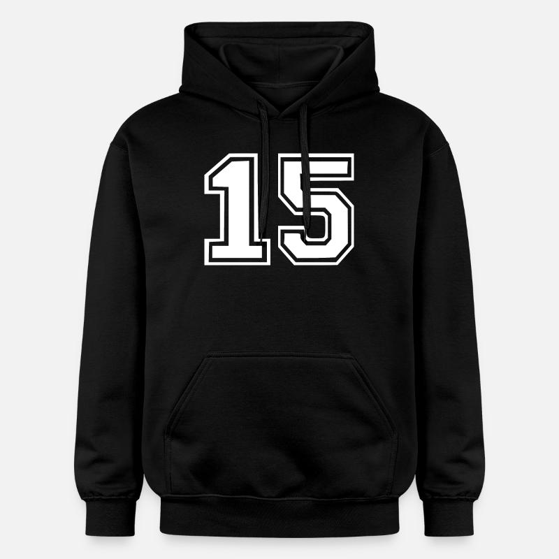 15 - Sweat à capuche Softstyle® Gildan Unisexe - noir