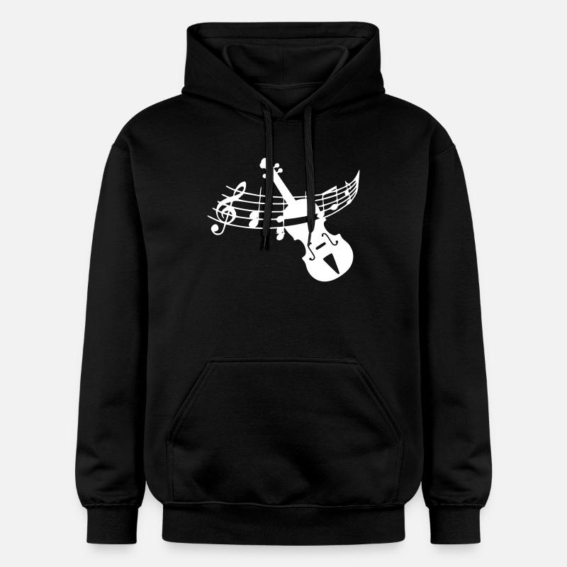 Violon violon - Sweat à capuche Softstyle® Gildan Unisexe - noir