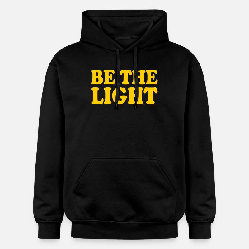 Be the light - Sweat à capuche Softstyle® Gildan Unisexe - noir