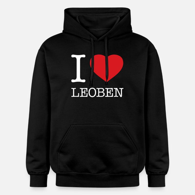 J’adore Leoben - Sweat à capuche Softstyle® Gildan Unisexe - noir