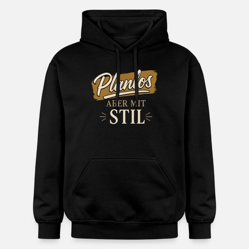 Sans but, mais avec style - Sweat à capuche Softstyle® Gildan Unisexe - noir
